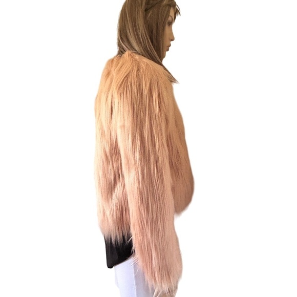Missguided Jacket Coat Sasquatch Furry Faux Fur Teddy Fox Duster Versatile NWOT - Picture 5 of 12